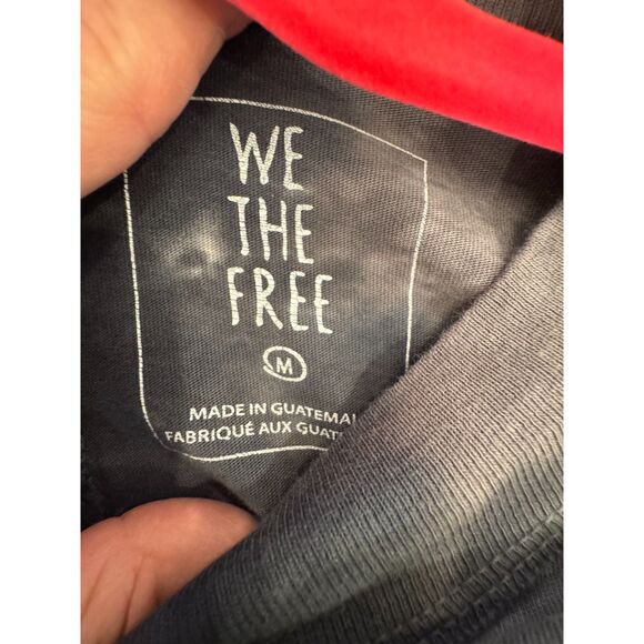 We The Free by Free People Tie Dye Pullover Top Size M – Oversized Cozy Tee - Picture 5 of 8